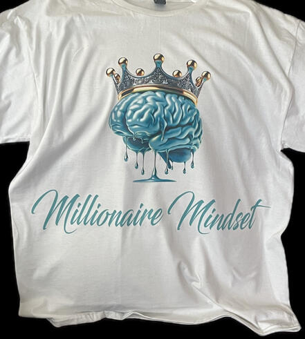 Millionaire Mindset T-shirt , San Jose Edition (front text)